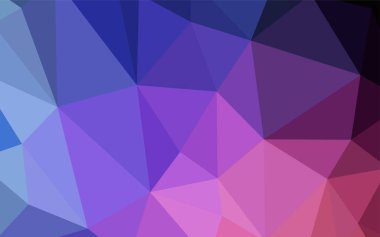 Koyu Mavi, Kırmızı vektör üçgen mozaik doku.