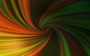 Koyu yeşil, sarı çizgili vektör arkaplanı.