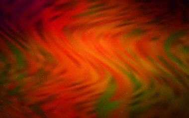 Koyu yeşil, uzay yıldızları ile kırmızı vektör şablonu.