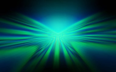 Koyu mavi, Wry çizgileri olan yeşil vektör şablonu.