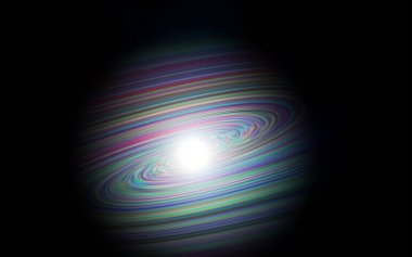 Koyu mavi vektör arka plan gökada yıldız ile.