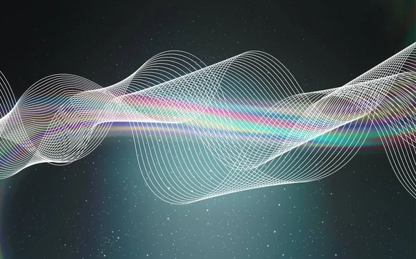 Koyu mavi vektör parlak soyut arkaplan.