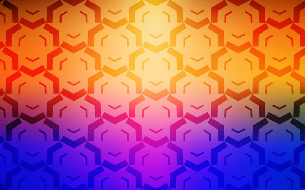 Açık Mavi, bükülmüş çizgileri olan sarı vektör şablonu.