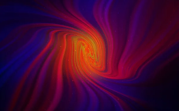 Σκούρο μπλε, κόκκινο διανυσματικό φόντο με αστέρες του γαλαξία. — Διανυσματικό Αρχείο