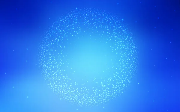 Lumina BLUE fundal vectorial cu stele galaxice . — Vector de stoc