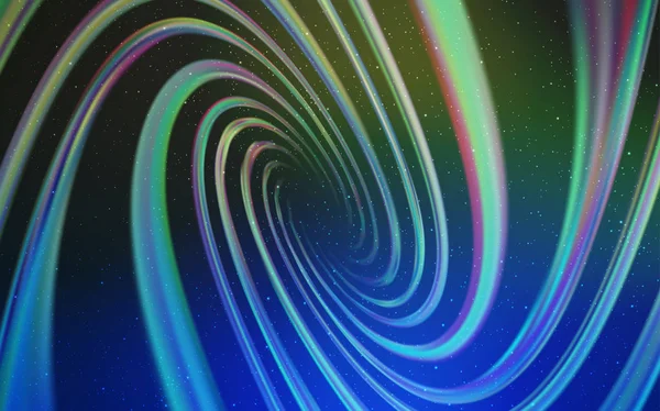 Koyu mavi vektör arka plan gökada yıldız ile.