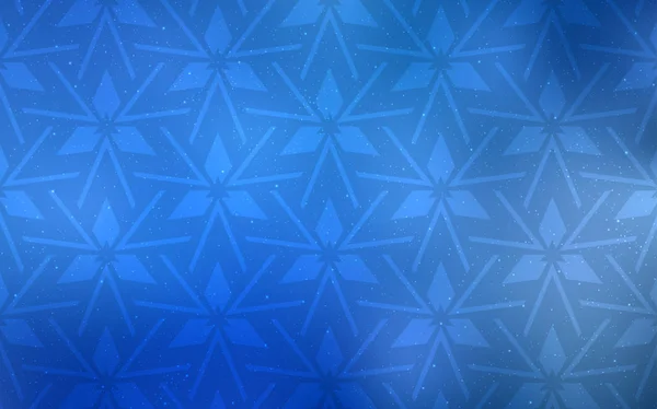 Ανοικτό μπλε διανυσματικό πρότυπο με κρυστάλλους, τρίγωνα. — Διανυσματικό Αρχείο