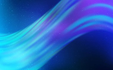 Gece gökyüzü desenle ışık mavi vektör yıldız.