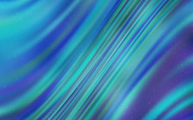 Kozmik Yıldızlar ile açık mavi vektör düzeni.