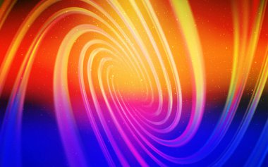 Açık mavi, Samanyolu yıldızlarıyla sarı vektör dokusu.