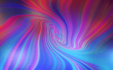 Açık Mavi, Samanyolu yıldızile kırmızı vektör doku.