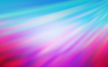 Açık mavi, kırmızı vektör parlak deseni bulanıklaştırdı.