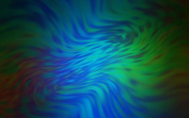 Koyu mavi, yeşil vektör soyut bulanık arkaplan.