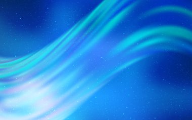 Gökada yıldız ışık mavi vektör arka plan.