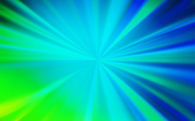 Açık mavi, yeşil vektör parlak deseni bulanıklaştırdı.