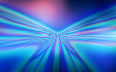 Eğri çizgileri olan hafif BLUE vektör arkaplanı.