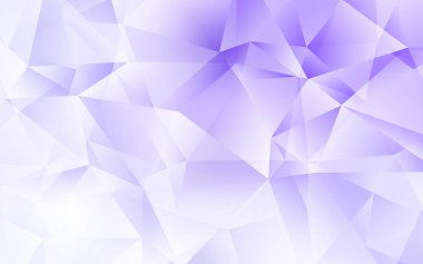 Açık Mor vektör çokgen arkaplan.