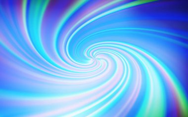 Bükülmüş çizgilerle koyu mavi vektör düzeni.