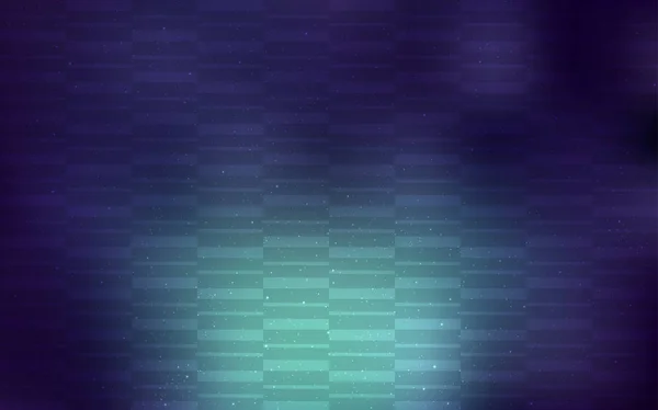Bleu foncé, Texture vectorielle verte avec des lignes colorées. — Image vectorielle