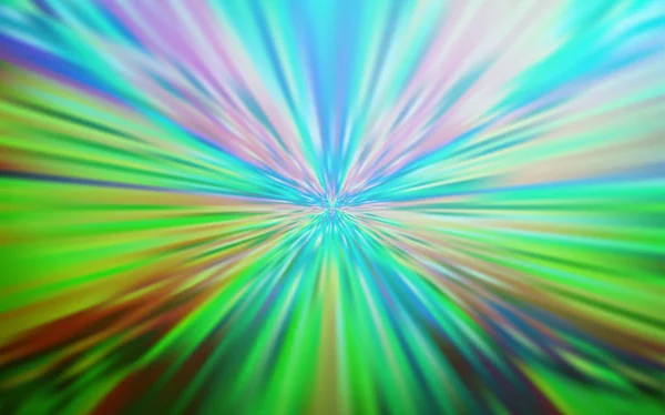 Lichtblauw, groene vector wazig achtergrond. — Stockvector