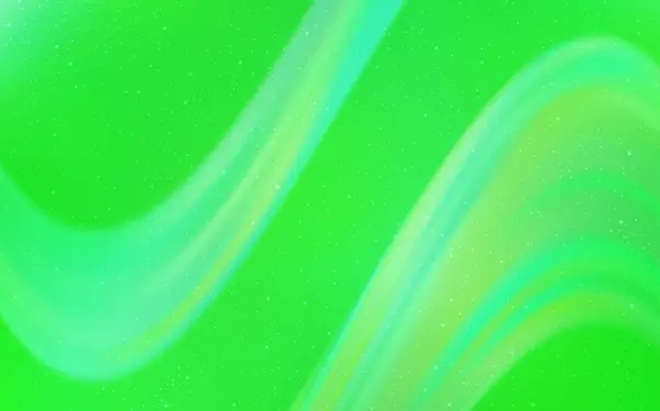 Plantilla vectorial Light Green con estrellas espaciales . — Vector de stock