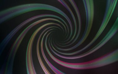 Koyu Pembe, Kozmik yıldızlarla yeşil vektör düzeni.