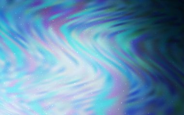 Gece gökyüzü desenle ışık mavi vektör yıldız.