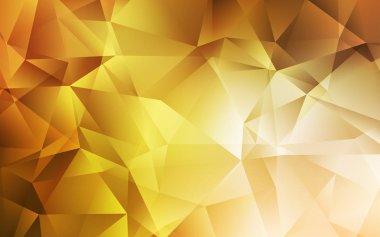 Açık Turuncu vektör çokgen arkaplan.