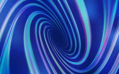 Kozmik Yıldızlar ile açık mavi vektör düzeni.