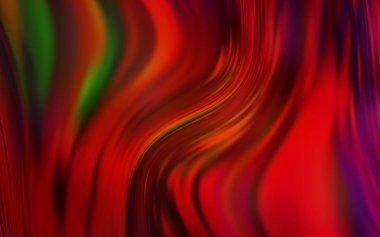 Koyu yeşil, kırmızı vektör bulanık parlayan soyut arkaplan.