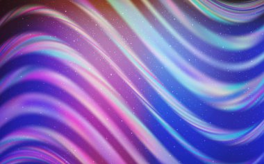 Çok renkli vektör doku ile Samanyolu yıldız ışık.