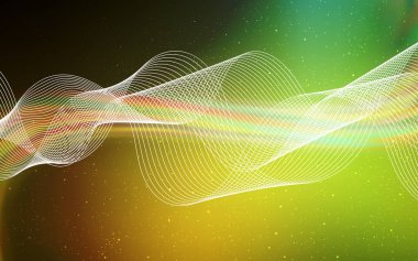 Koyu Yeşil, Sarı vektör parlak soyut düzen.