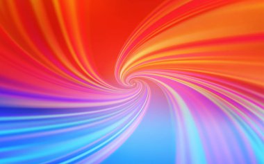 Açık Mavi, bükülmüş çizgilerle kırmızı vektör dokusu.