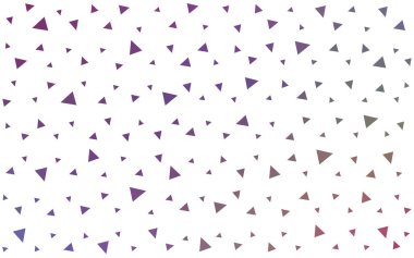 Açık Çok renkli vektör çokgen soyut fon.