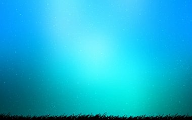 Gökada yıldız ışık mavi vektör arka plan.