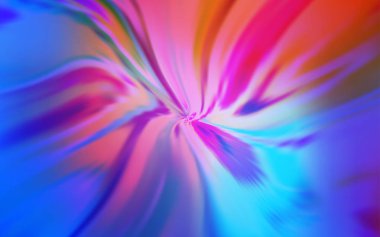 Açık Mavi, eğri çizgili kırmızı vektör şablonu.