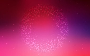 Koyu Mor, Kozmik yıldızlarla pembe vektör düzeni.