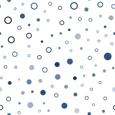 Koyu mavi kabarcıkları ile sorunsuz arka plan vektör.