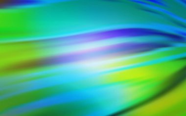 Açık Mavi ve Yeşil vektör soyut parlaklığı bulanıklaştırdı.