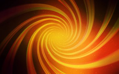 Astronomik yıldız koyu turuncu vektör arka plan.