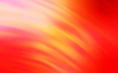 Kavisli çizgilerle Açık Turuncu vektör düzeni.