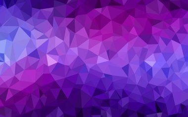 Açık Mor, Pembe vektör düşük poli düzeni.