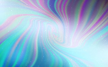 Hafif pembe, mavi vektör doku ile Samanyolu yıldız.