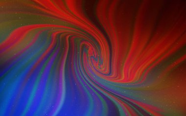 Açık mavi, astronomik yıldızlar ile kırmızı vektör arka plan.