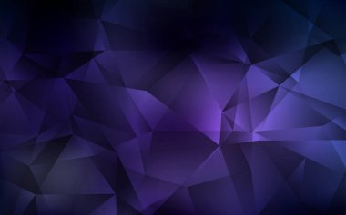 Koyu Mor vektör soyut poligonal desen.