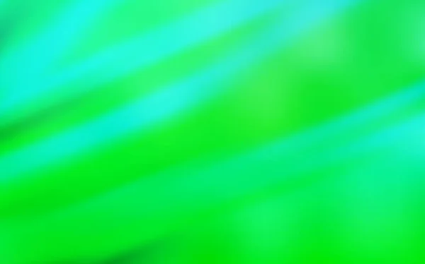 Světle zelený vektor rozmazaný a barevný vzor. — Stockový vektor