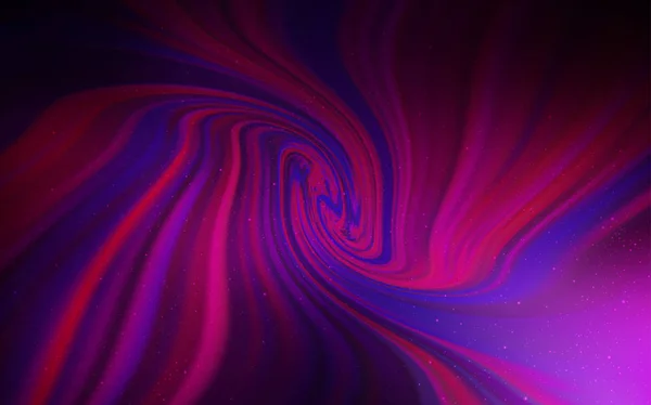 Dunkelrosa Vektorhintergrund mit Galaxiensternen. — Stockvektor