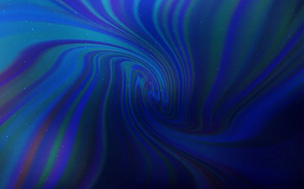 Texture vectorielle BLEU foncé avec étoiles laiteuses . — Image vectorielle