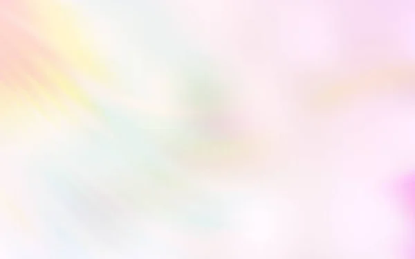 Licht roze, gele vector wazig glans abstracte achtergrond. — Stockvector