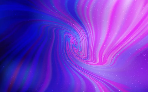 Violet clair, disposition vectorielle rose avec étoiles cosmiques . — Image vectorielle